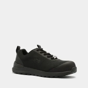 SheWear ThriveGuard Black Safety Sneakers for Women